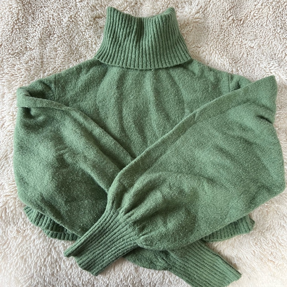 Princess Polly Cropped Turtleneck Sweater